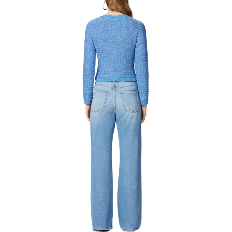 PINKO Cropped Tweed Jacket-3