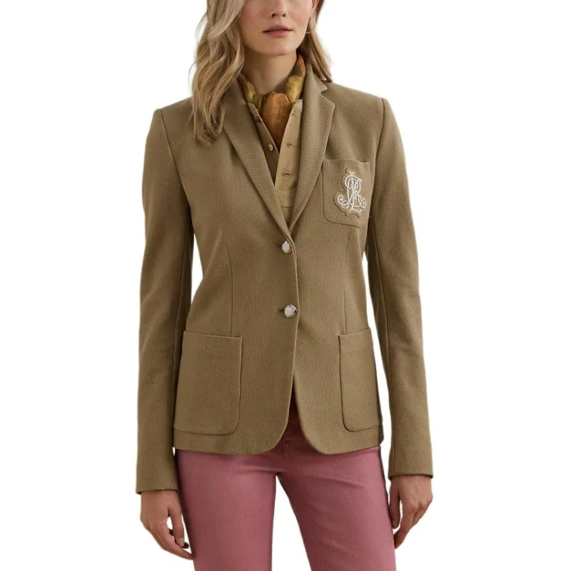 LAUREN RALPH LAUREN Logo patch Tailored Blazer-2