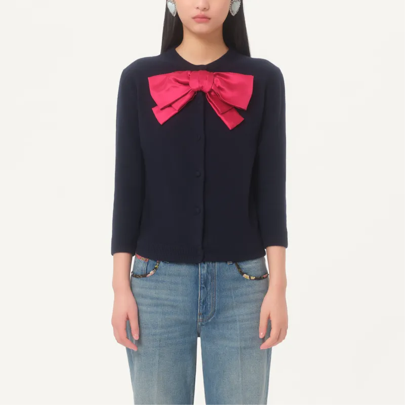 Valentino SS25 Sweater Women's Marine Blue-2