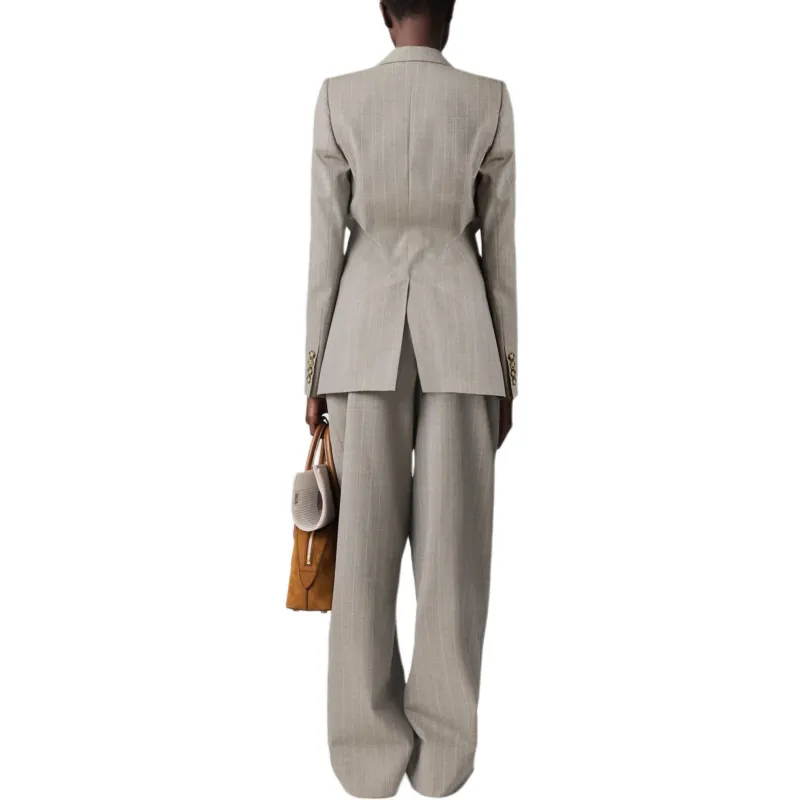Stella McCartney Business Suit Coat Women's Gray-2