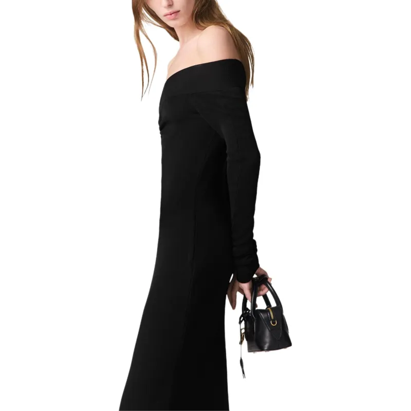 Stella McCartney Long-Sleeved Dresses Women's Black-3