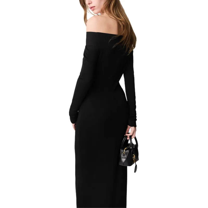 Stella McCartney Long-Sleeved Dresses Women's Black-4