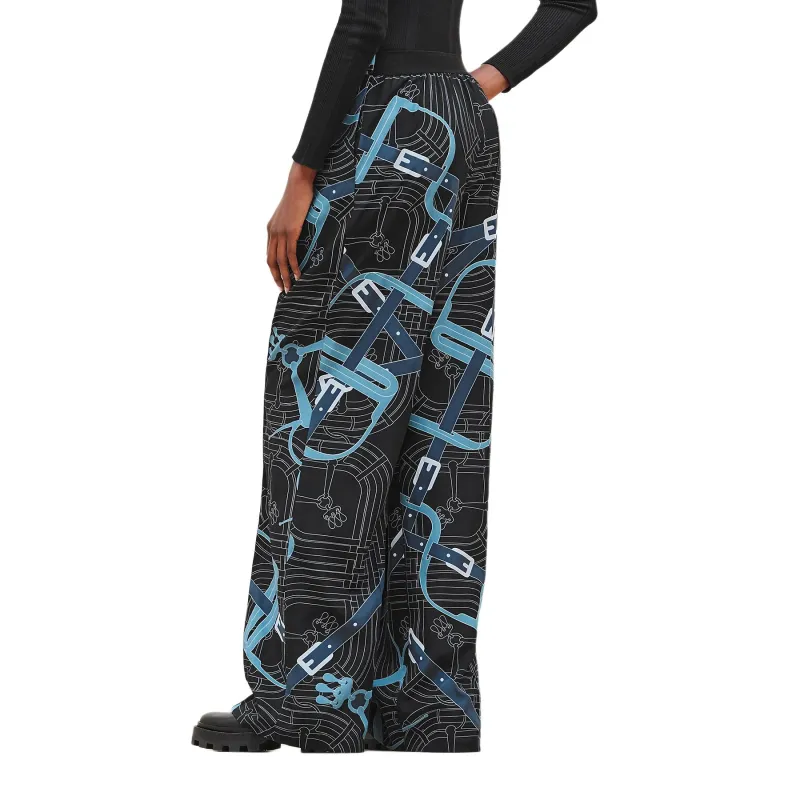 HERMES Pajama Pants Women's Black-1