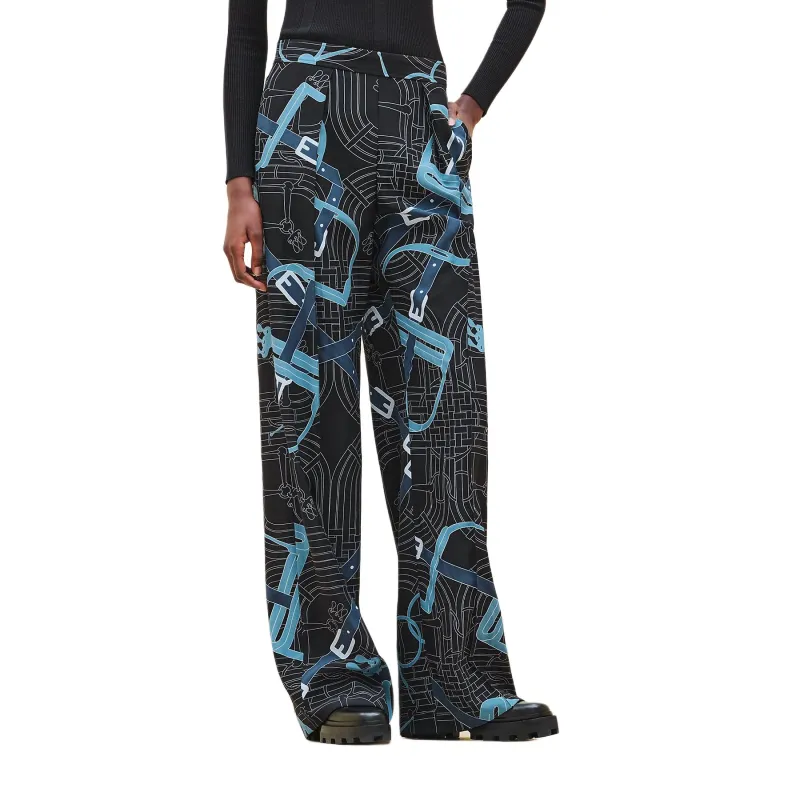 HERMES Pajama Pants Women's Black-2