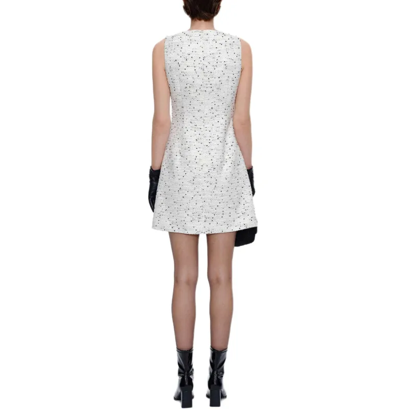 KARL LAGERFELD SS25 Sleeveless Dress Women's White-2