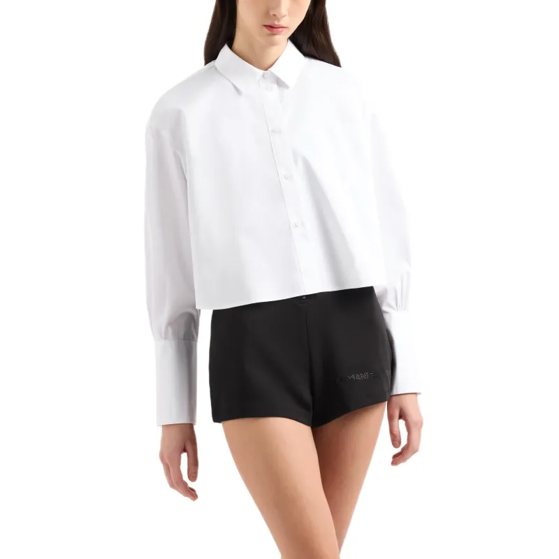 ARMANI EXCHANGEAE SS25 Shirt Women's White-3