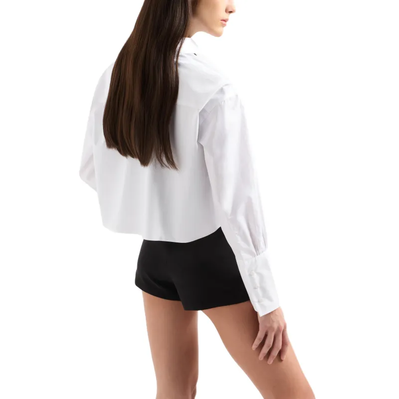 ARMANI EXCHANGEAE SS25 Shirt Women's White-1