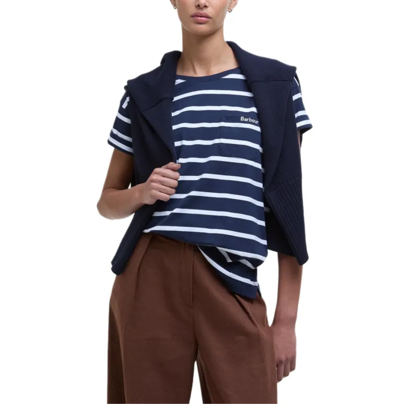 BARBOUR T Shirt Women's Marine Blue-2