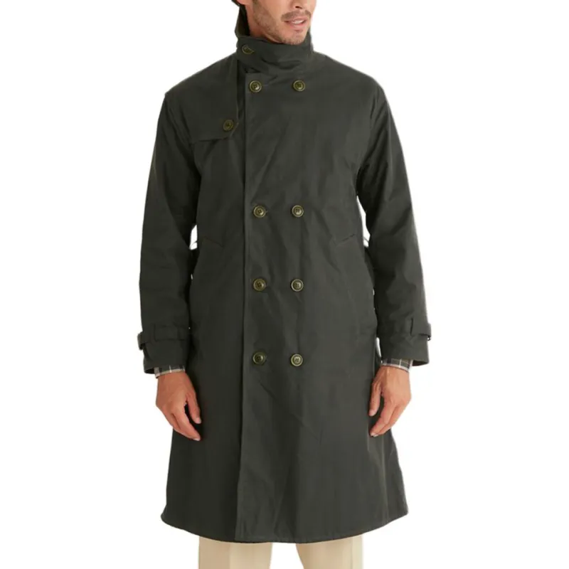 BARBOUR Trench Coat Men's Green-1