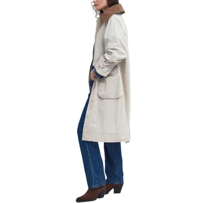BARBOUR Coats Women's White-3
