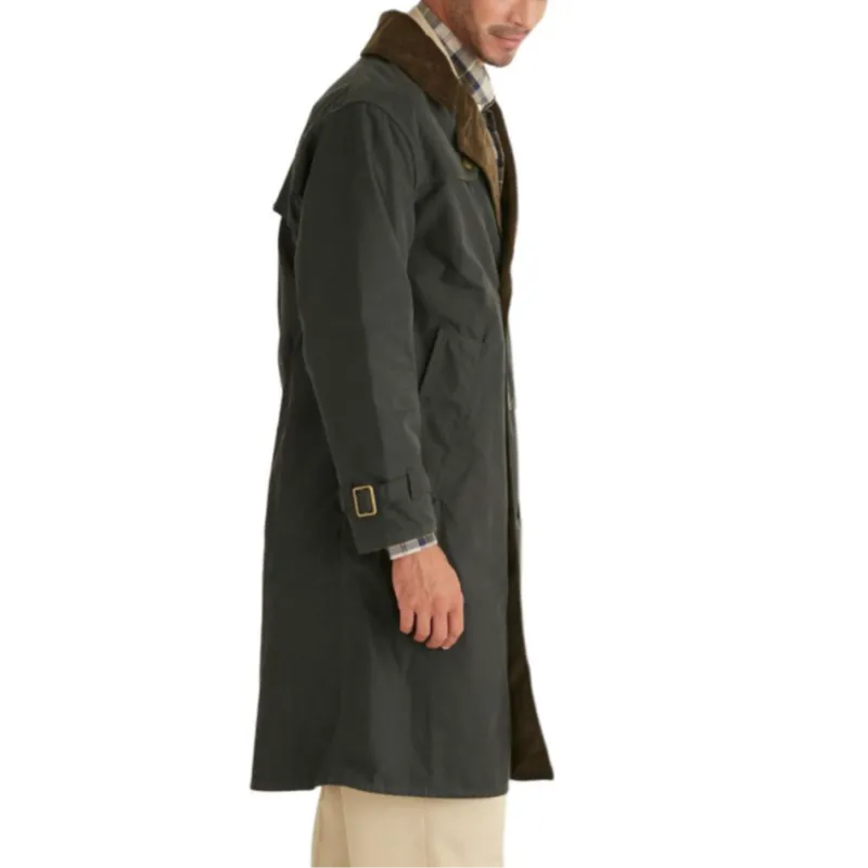 BARBOUR Trench Coat Men's Green-7