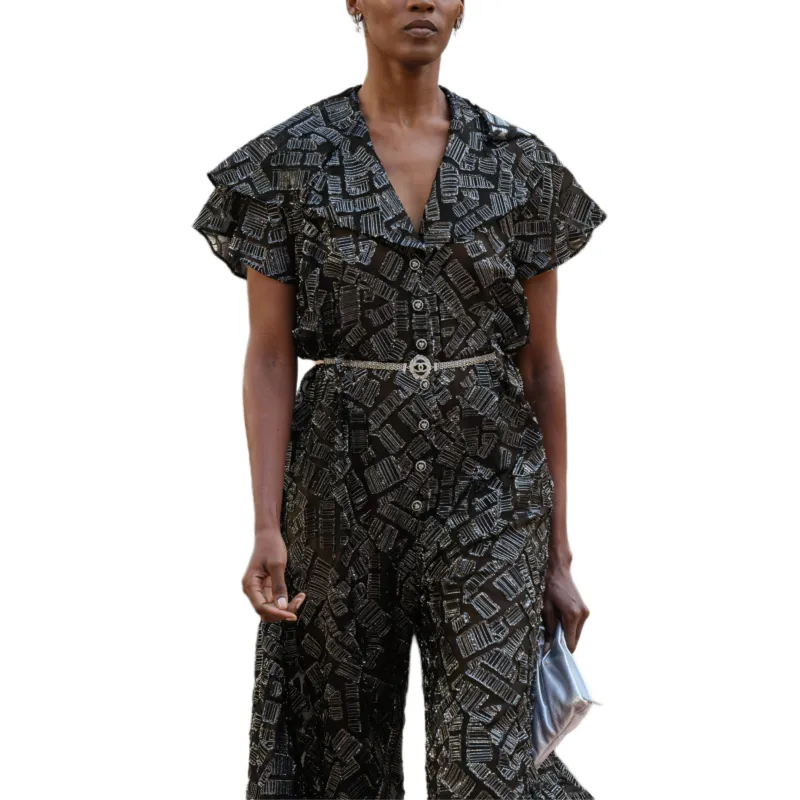 CHANEL 25S Spring Summer Collection Jumpsuit Women's Black-1