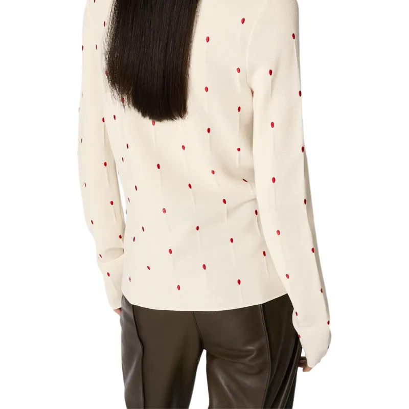 Bottega Veneta SS25 Knitwear Women's Patent Leather Chalk-3