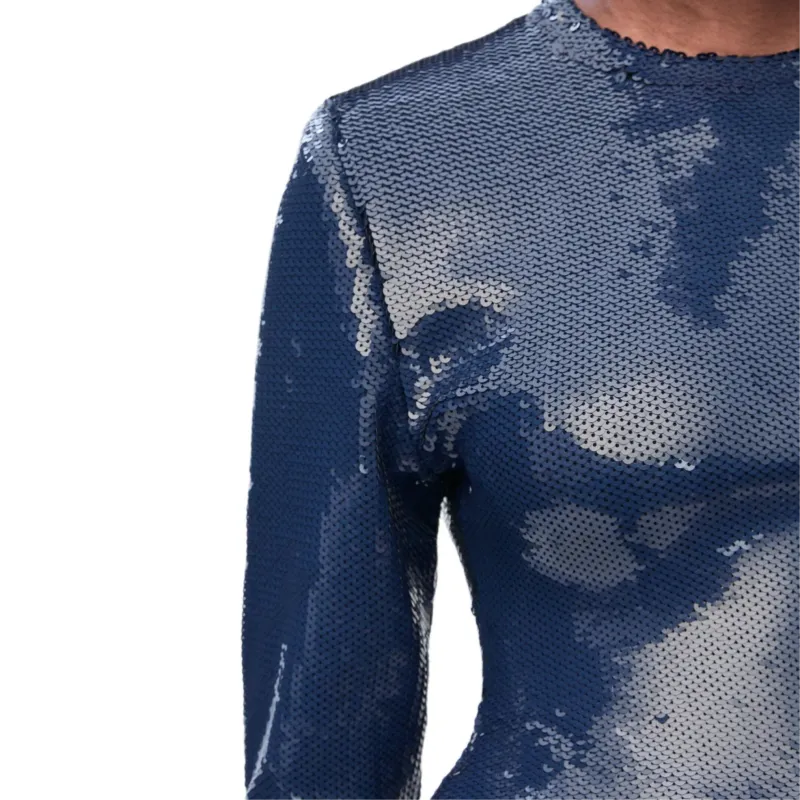 LOEWE T Shirt Women's Dark Marine Blue-4