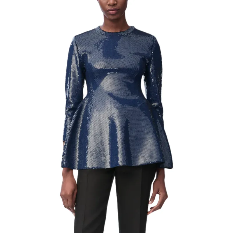 LOEWE T Shirt Women's Dark Marine Blue-2