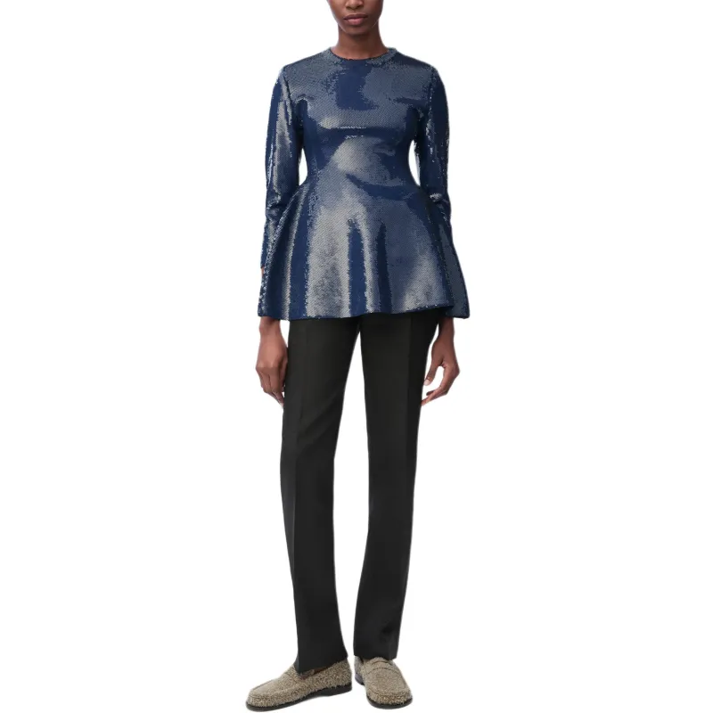 LOEWE T Shirt Women's Dark Marine Blue-1