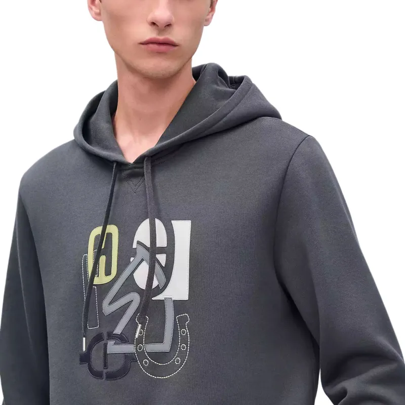 HERMES 2025 Spring Summer Collection Sweatshirt Men's Dark Gray-2