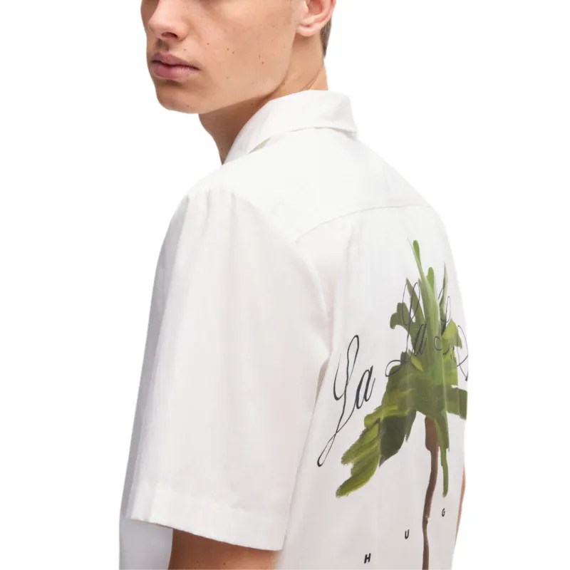 HUGO BOSS Shirts Men White-4
