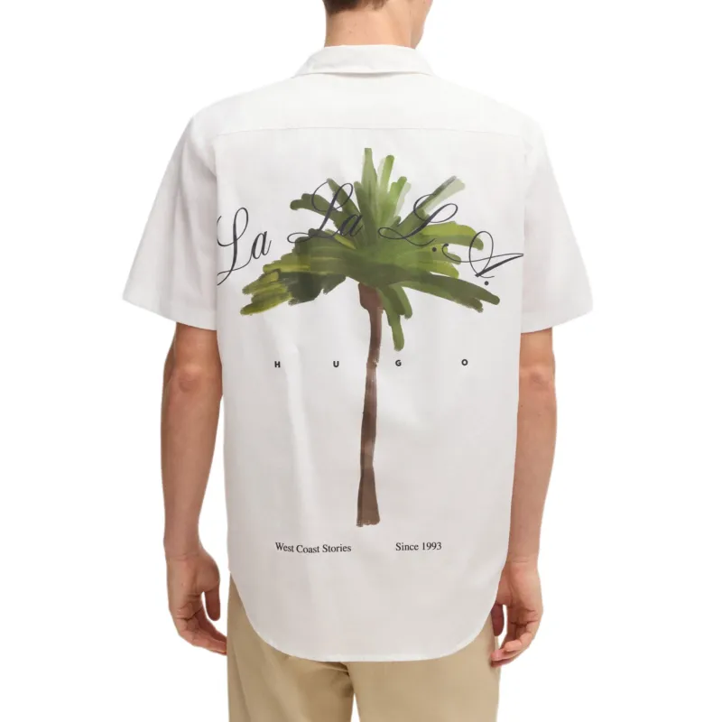 HUGO BOSS Shirts Men White-2