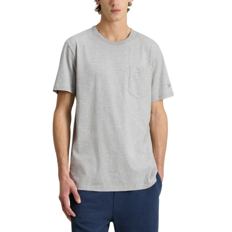 WOOLRICH SS25 T Shirt Men's Gray-1
