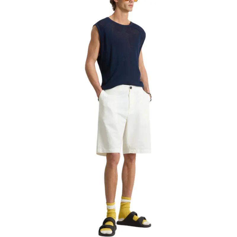 WOOLRICH SS25 Casual Shorts Men's Feather White-3