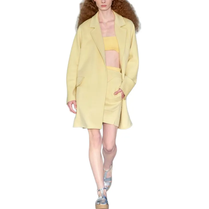 MaxMara Coats Women's Yellow-2