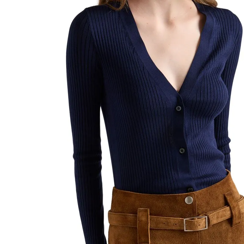 PRADA Knitted Cotton Cardigan-4