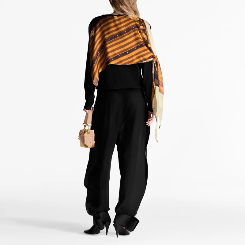 LOUIS VUITTON SS25 Casual Pants Women's Black-2
