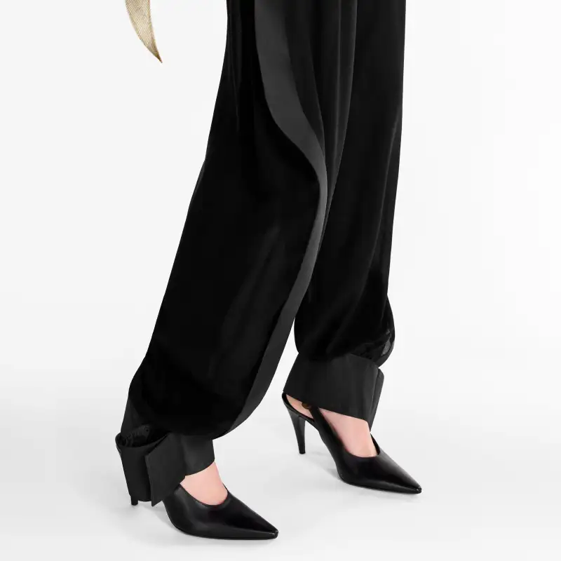 LOUIS VUITTON SS25 Casual Pants Women's Black-4