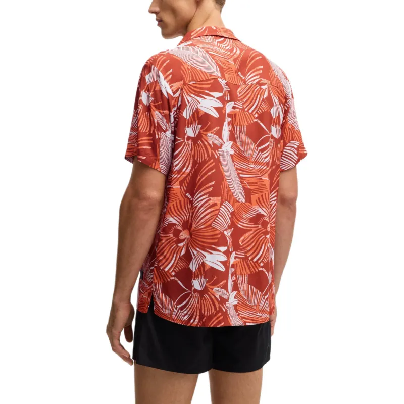 HUGO BOSS Shirts Men Orange-2