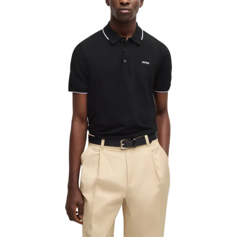 Hugo Logo embossed Polo Shirt-2