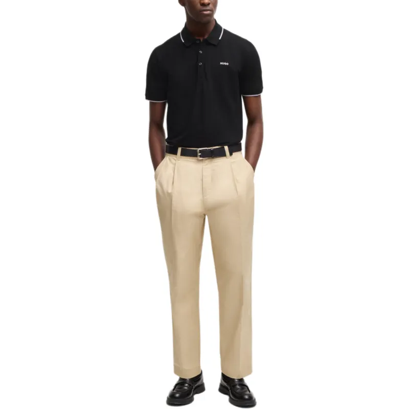 Hugo Logo embossed Polo Shirt-1
