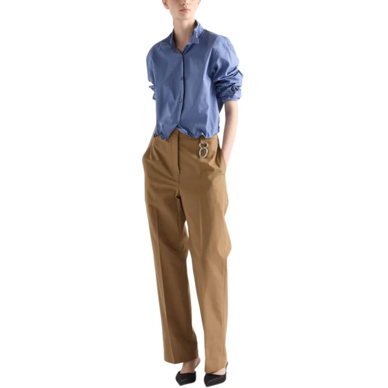 PRADA Casual Pants Women's Brown-3