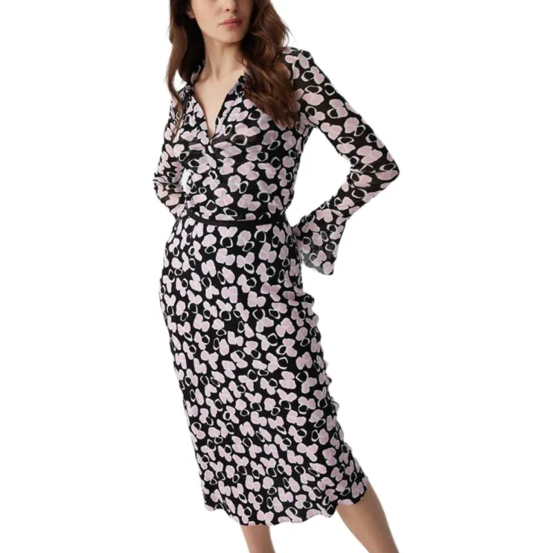 Diane Von Furstenberg SS25 Casual Long Skirt Women's Pink-4