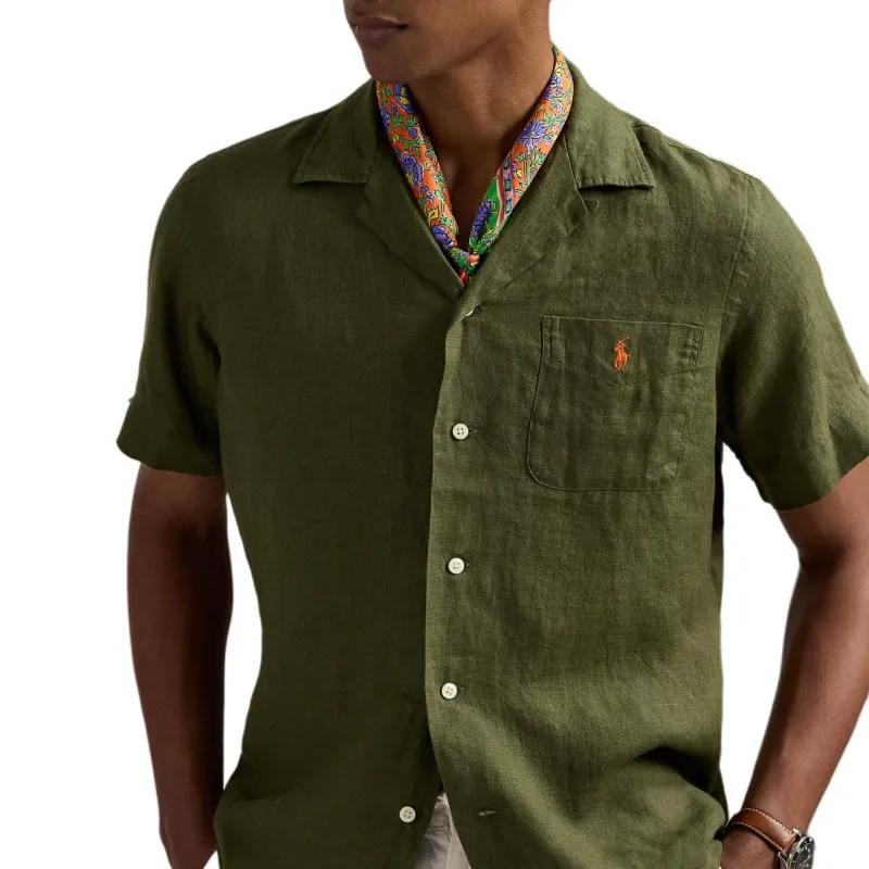 Polo Ralph Lauren Shirt Men's New Olive Green-4