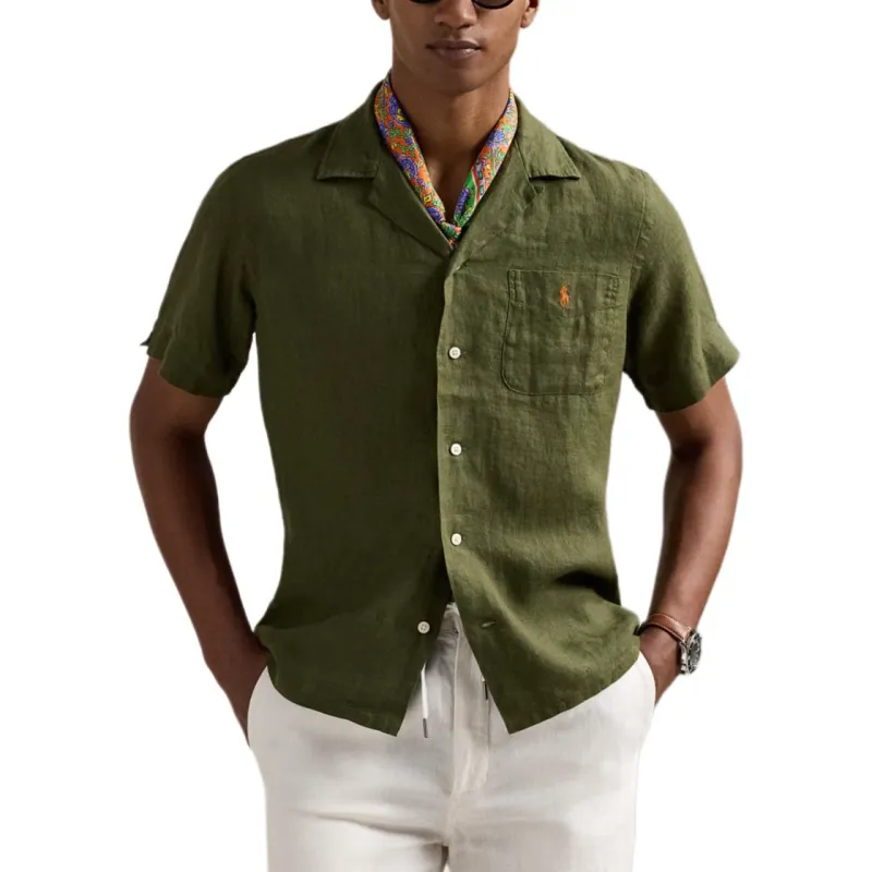 Polo Ralph Lauren Shirt Men's New Olive Green-2