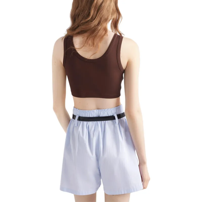 PRADA Ribbed knit Tank Top-2