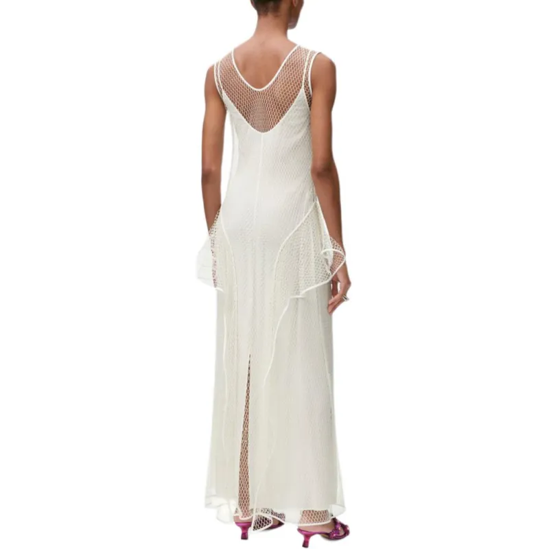 LOEWE SS25 Sleeveless Dress Women's White-2