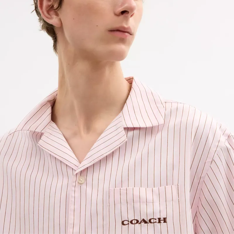 COACH Shirts Men Pink-3