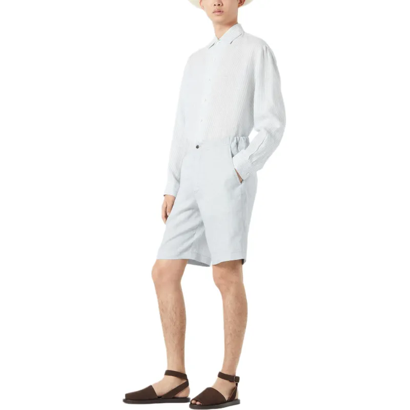 Loro Piana SS25 Shirt Men's Light Purple-2