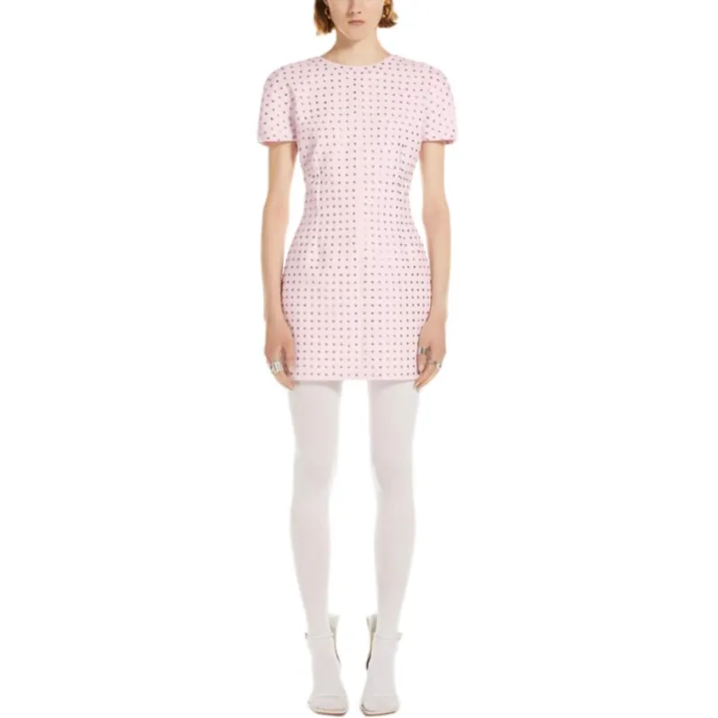SportMa Short Sleeved Dress Women's Pink-2