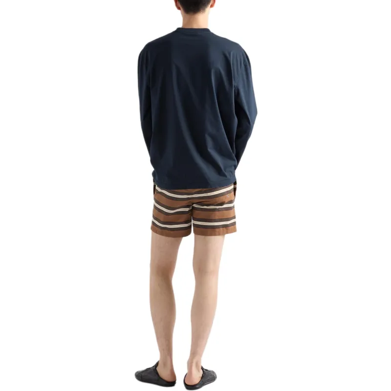 PRADA SS25 Swimming Shorts Men's Tobacco-2