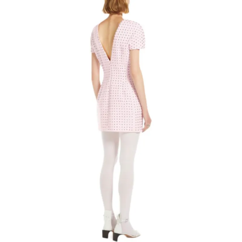 SportMa Short Sleeved Dress Women's Pink-3