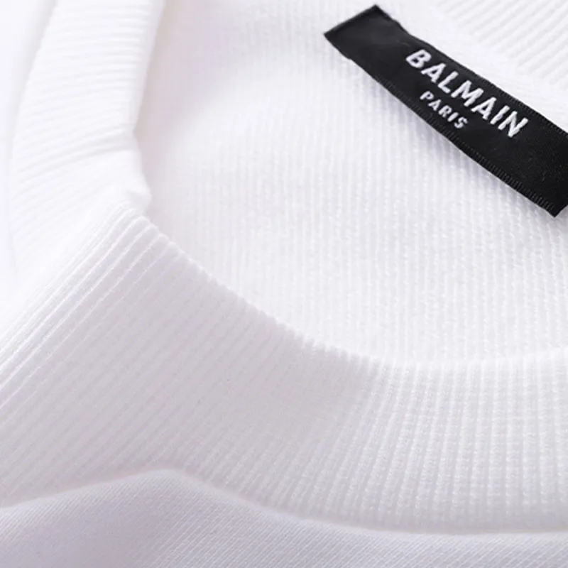 BALMAIN Sweatshirts Women's White-4