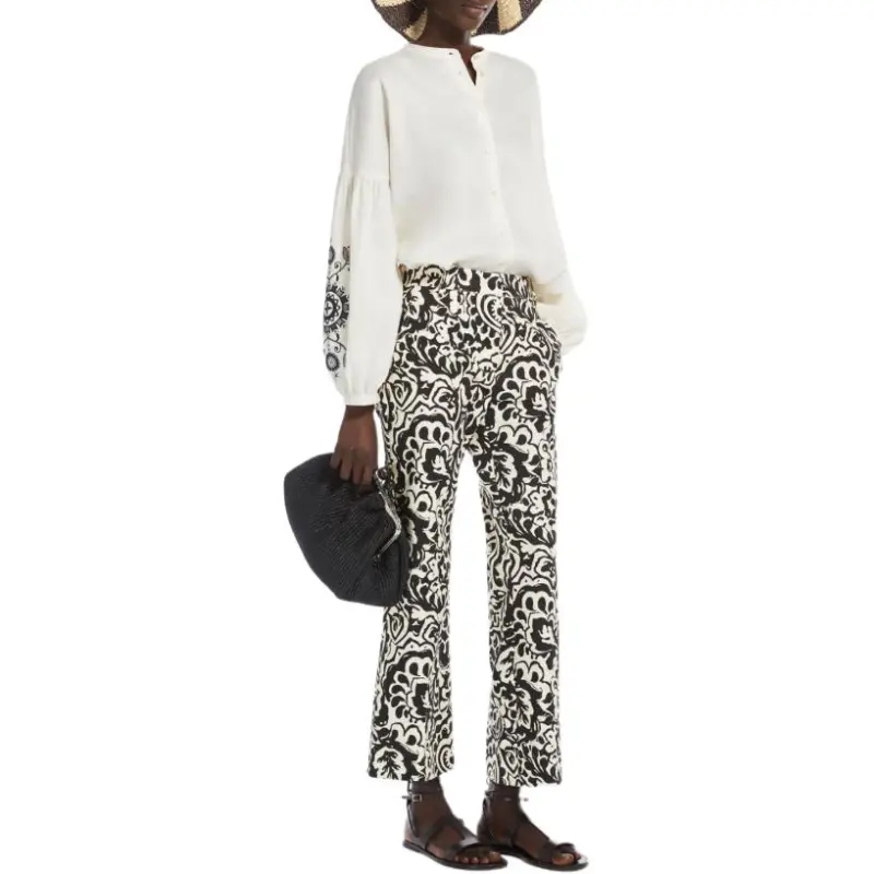 Weekend Max Mara Embellished sleeve Blouse-4