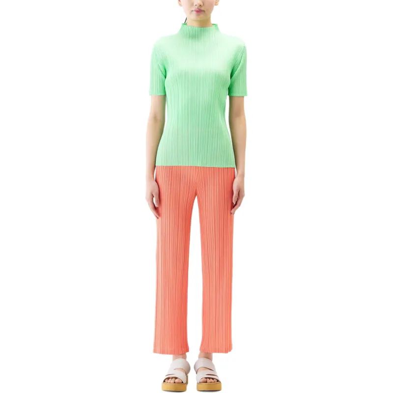 PLEATS PLEASE ISSEY MIYAKE Casual Pants Women's Coral Orange-2