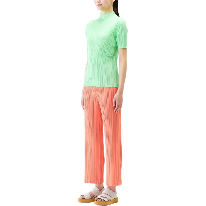 PLEATS PLEASE ISSEY MIYAKE Casual Pants Women's Coral Orange-5