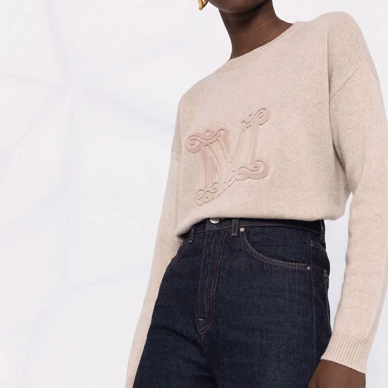 MaxMara Cashmere Sweater Women's Pink-4