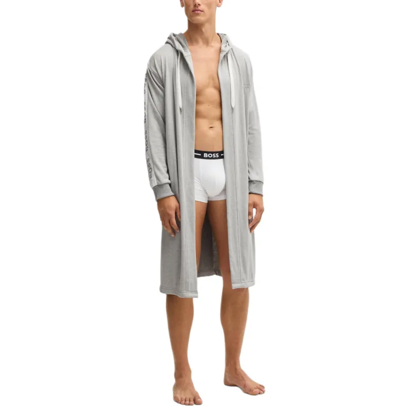 HUGO BOSS Bathrobes Unisex Gray-4