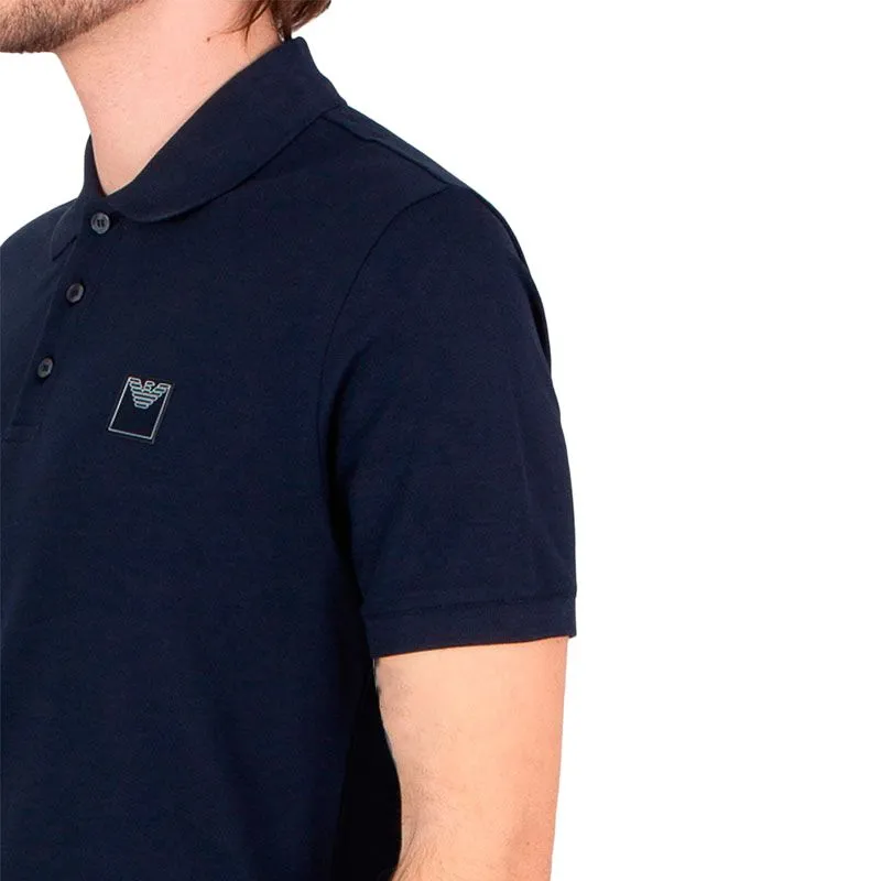 EMPORIO ARMANI SS25 Polo Shirt Men's Blue-2